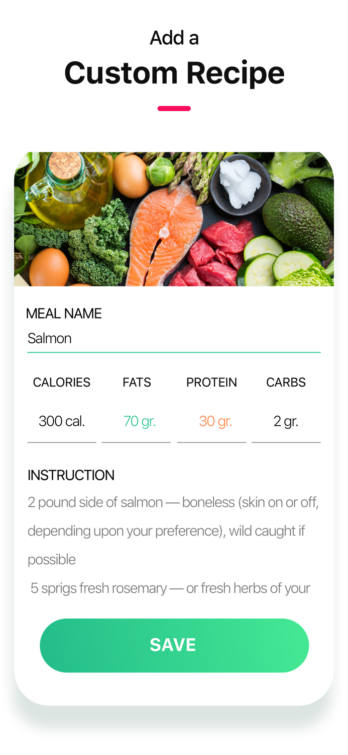 Keto Diet AppMenu and Tracker