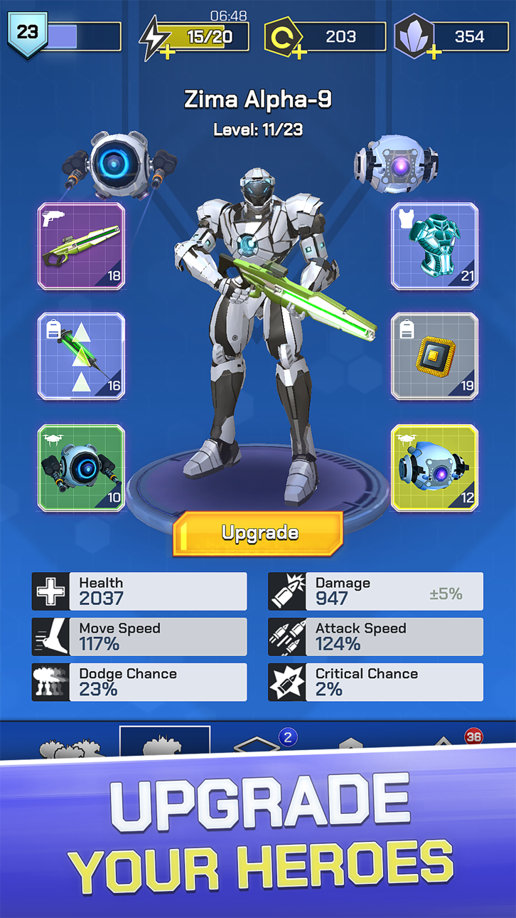 Spacelanders: Sci-Fi Shooter Hack screenshot 4 - iOS game interface