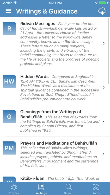 Bahá'í Prayers,Writings,Tools screenshot-5