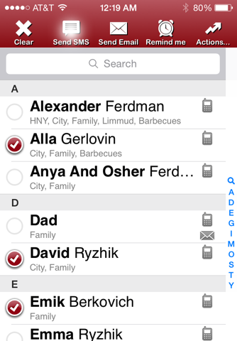 Contacts List Pro screenshot 3