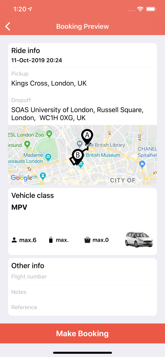 Charleys Taxis Ltd Passenger