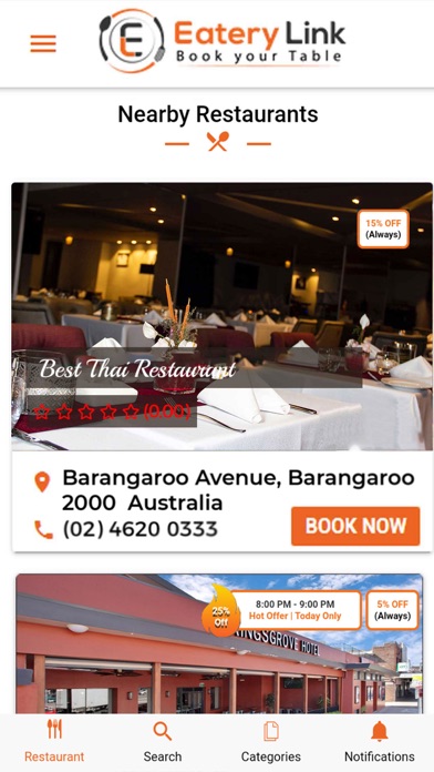 EateryLink - Restaurants Deals screenshot 3