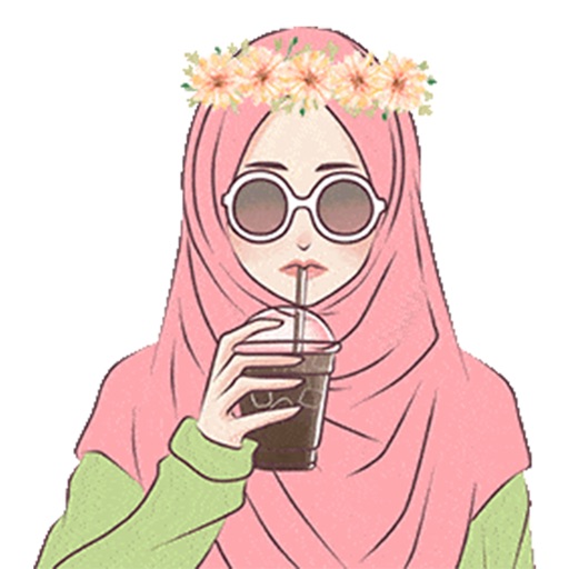 Hijab Girl Stickers iMessages