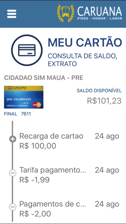 CARUANA CARTÃO APK (Android App) - Descarga Gratis