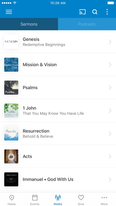Living Water Church App screenshot 2