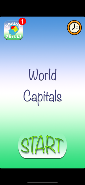 Brainy Skills World Capitals