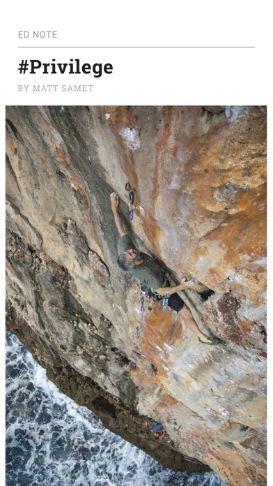 Climbing Magazine screenshot 2