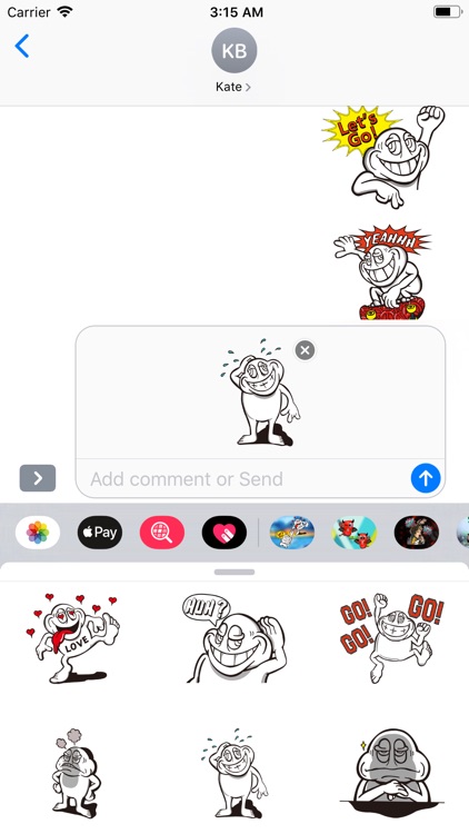 Crazy Cartoon Stickers