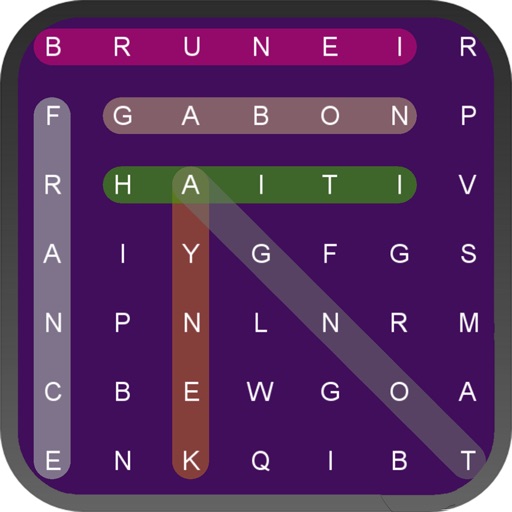 Country Word Search Puzzle