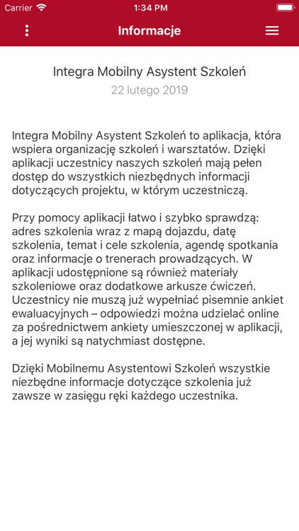 Mobilny Asystent Szkoleń