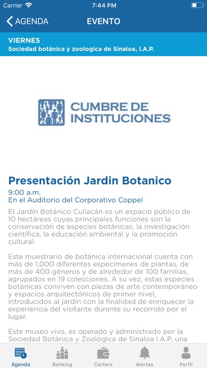 Cumbre de Instituciones