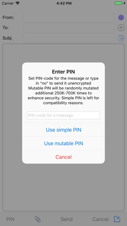 SenseMail-secure email client screenshot-3