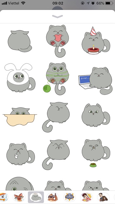 Cute Cat Emoji Funny Stickers screenshot 2