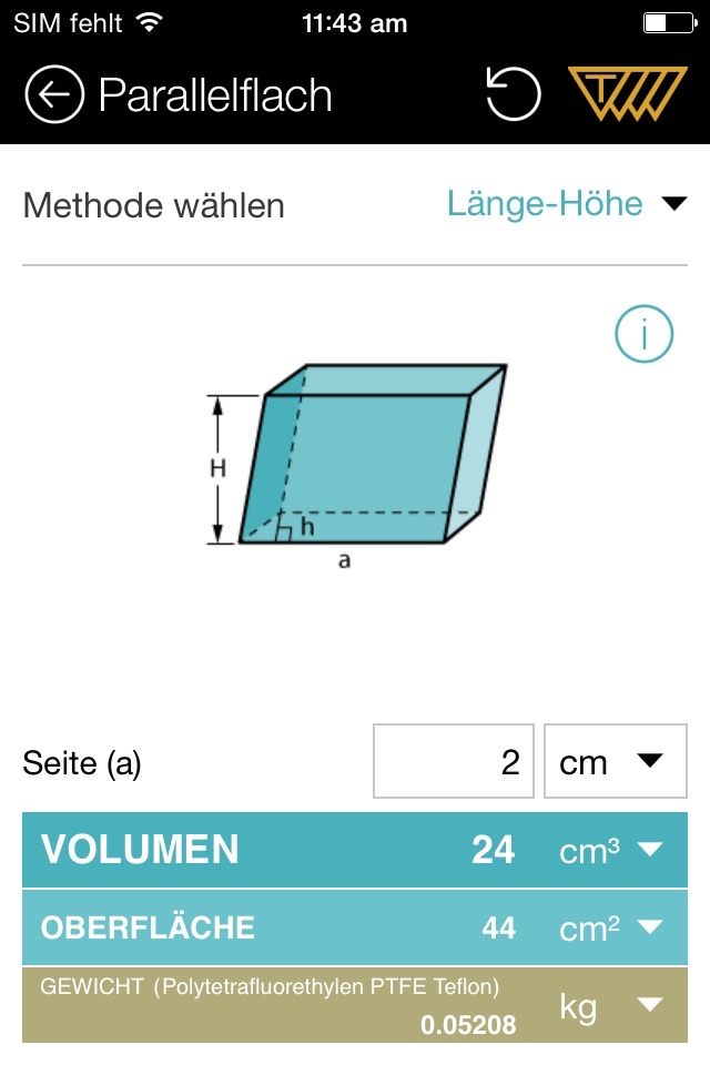 Area Volume Calculator screenshot 2