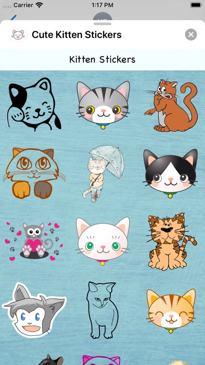 Cute Kitten Stickers