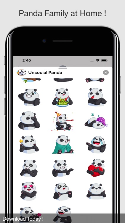 Cute Panda Messages screenshot-3