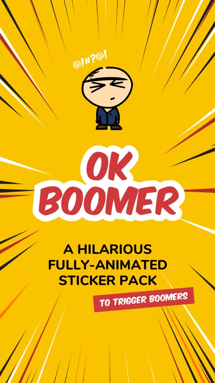 Ok Boomer - Animated Stickers