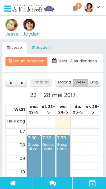 De Kindersofa ouder app