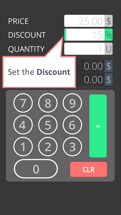 Discount Calculator with List