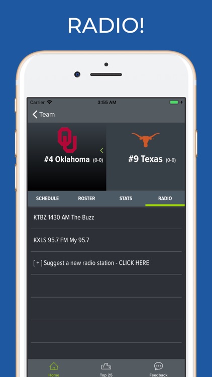 Oklahoma Football Schedules