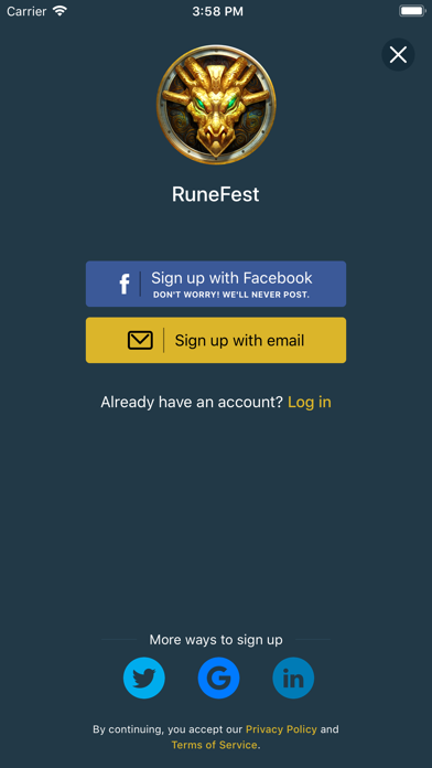 How to cancel & delete RuneFest from iphone & ipad 4