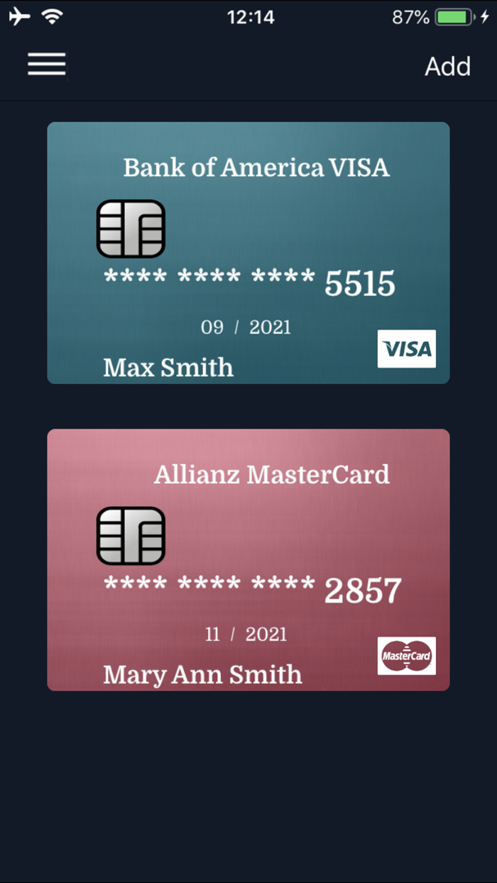 Credit Card Expenses Manager
