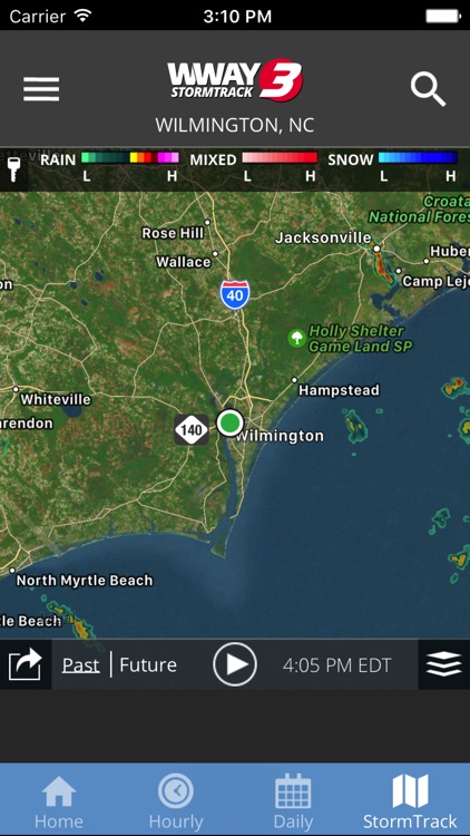 WWAY TV3 StormTrack 3 Weather screenshot-3