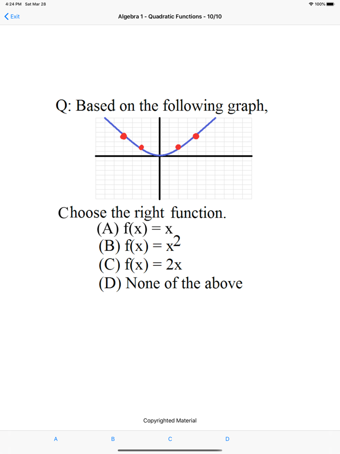Quadratic Equations - Algebra1