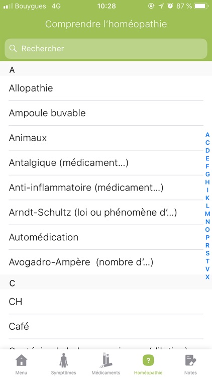 L’Homéopathie de A à Z