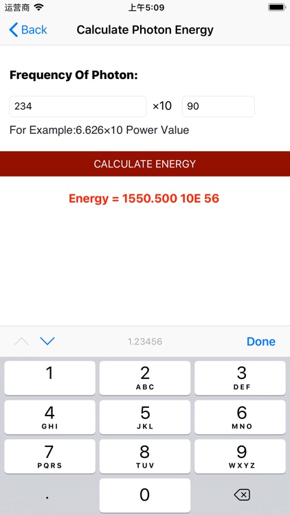 Calculate Photon Energy screenshot-4