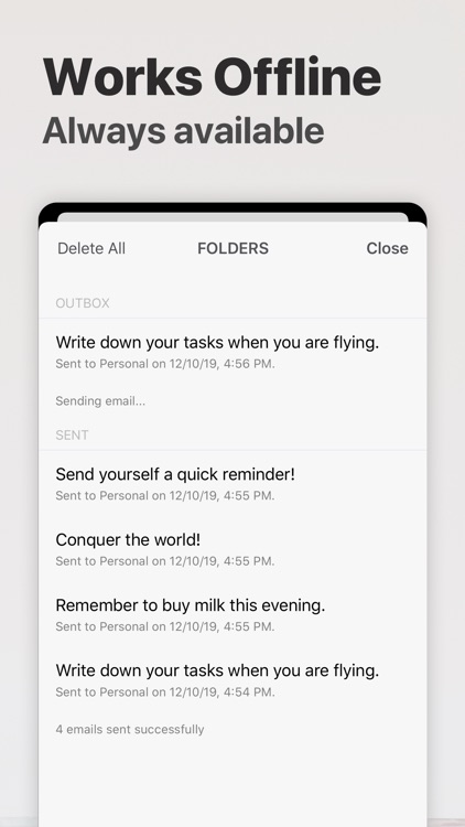 Email Me - Notes in your inbox screenshot-6