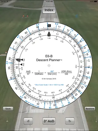 Captura de Pantalla 1 E6B Descent Planner iphone