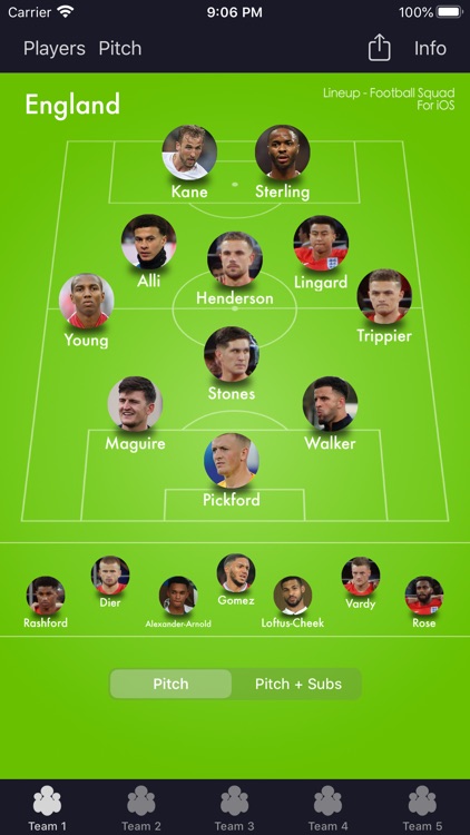 Lineup - Football Squad screenshot-0