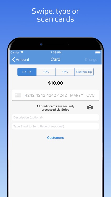 Charge - Stripe Card Payments