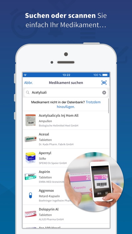 mediteo: Tabletten Erinnerung