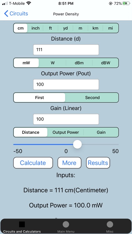 Electronics Circuit Calculator screenshot-0