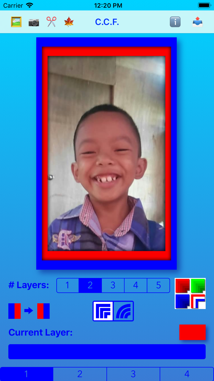 Colorful Curvy Frames