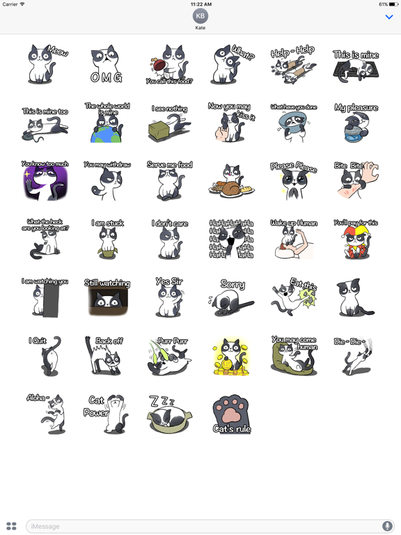 Screenshot #5 pour Cat Rule The World Stickers