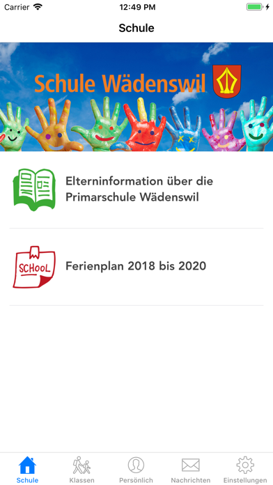 Schule Wädenswil screenshot 2