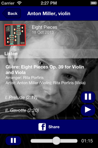 Anton Miller, violin screenshot 4