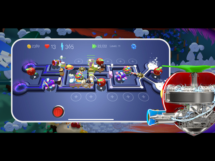 アイスの戦いSweetBoomBoom-TD Game