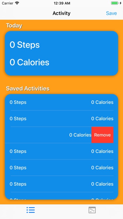 Simple Workout (Calories)