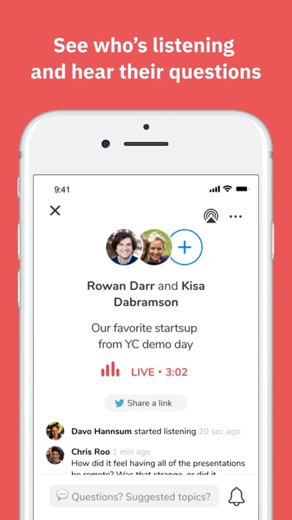 Talkshow: Live audio shows