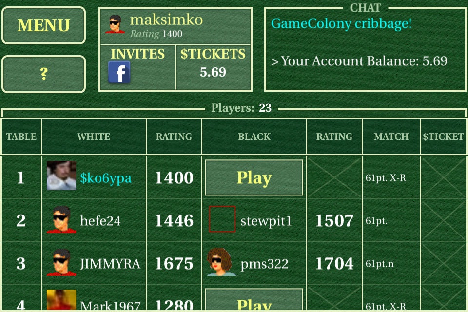 Cribbage Live screenshot 2