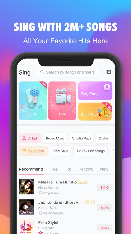 StarMaker-Sing Karaoke Songs screenshot-0