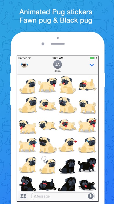 How to cancel & delete Puggy - Pug emoji & widget from iphone & ipad 1