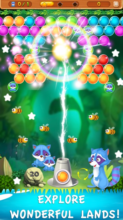 Bubble Raccoon Shooter screenshot-4