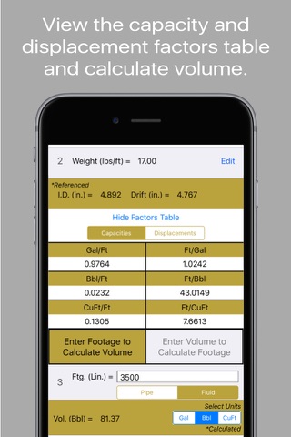 Capacities Basic screenshot 3