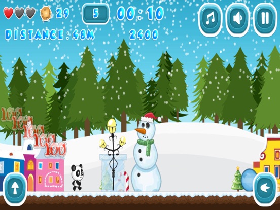 Christmas Panda Run Legend screenshot 2