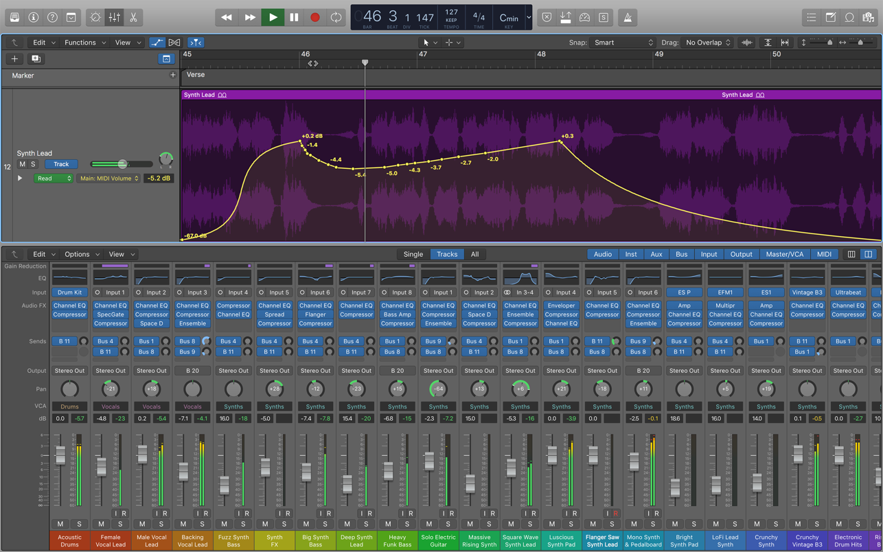 音乐制作 Logic Pro for Mac 10.7.8 中文破解版 最专业强大的音乐制作软件